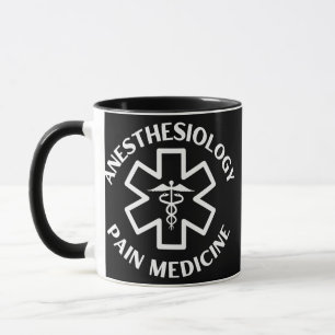 Anästhesiologie Schmerzmedizin Arzt Krankenschwest Tasse