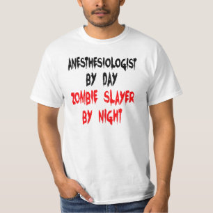 Anästhesiologin Zombie Slayer Joke T-Shirt