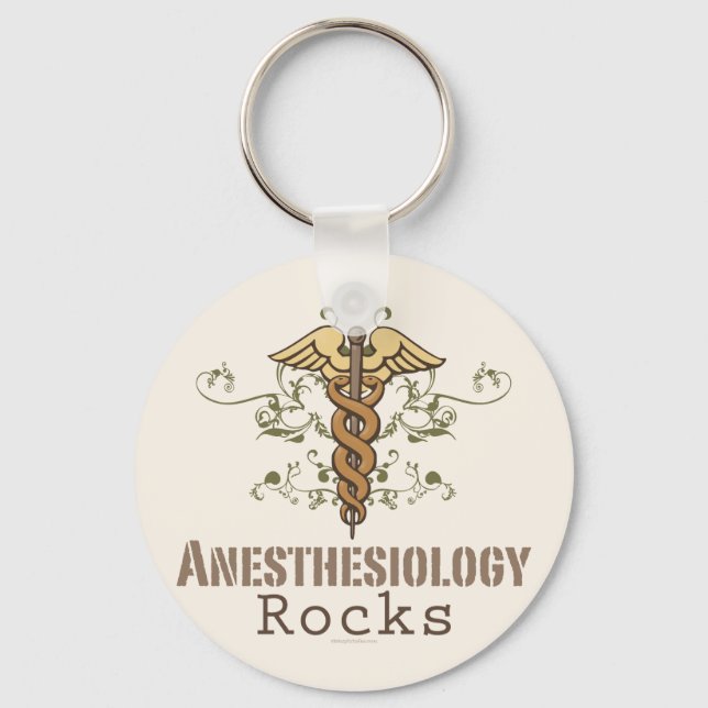 Anästhesiologische Steine Schlüsselkette Schlüsselanhänger (Vorderseite)