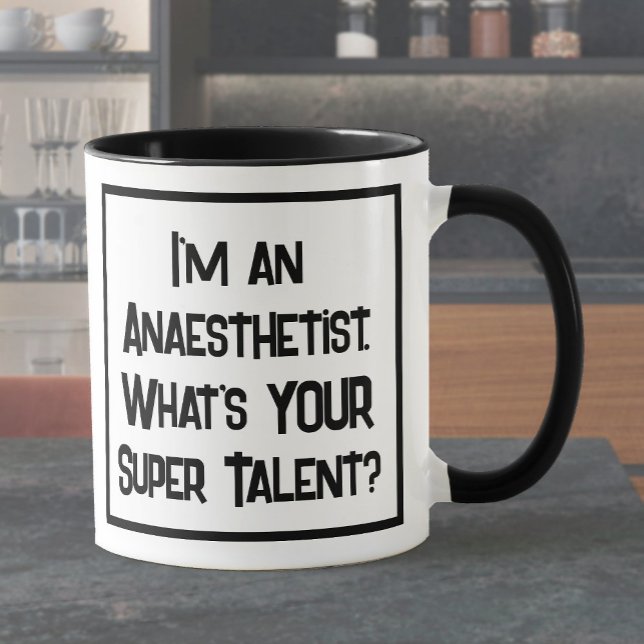 Anästhesist Super Talent. Zwei Tone-Kaffee-Tasse Tasse (Von Creator hochgeladen)