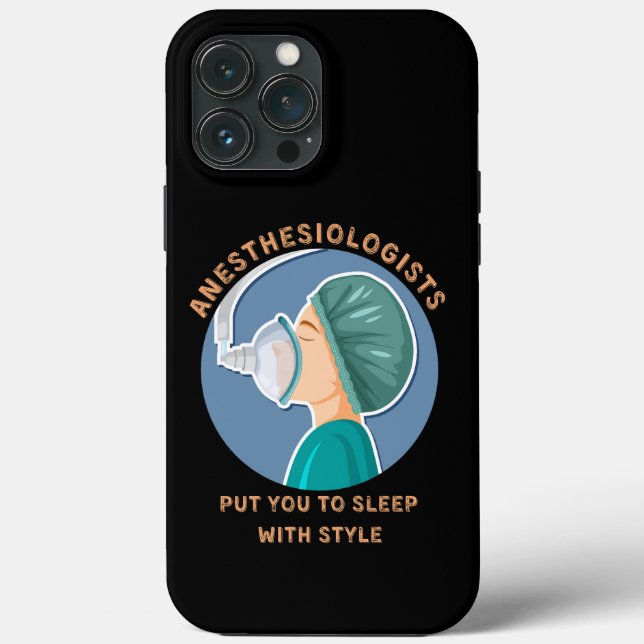 Anästhesisten bringen dich stilvoll schlafen Case-Mate iPhone hülle (Rückseite)