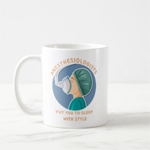 Anästhesisten lassen Sie stilvoll einschlafen Kaffeetasse