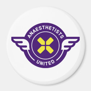 Anästhesisten Vereinigtes Abzeichen Magnet