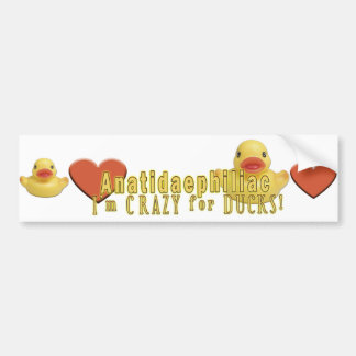 Anatidaephiliac - i-LIEBE-ENTEN Autoaufkleber