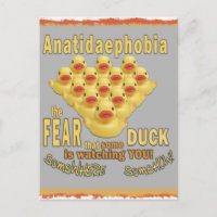 ANATIDAEPHOBIA - FURCHT VOR ENTEN!  Gummiente