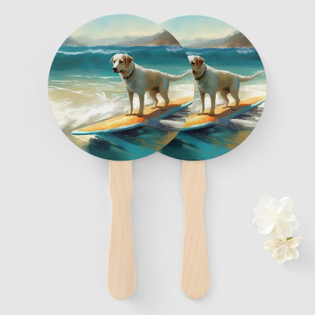 Anatolian Shepherd Beach Surfmalerei Fächer (Vorne und Hinten)