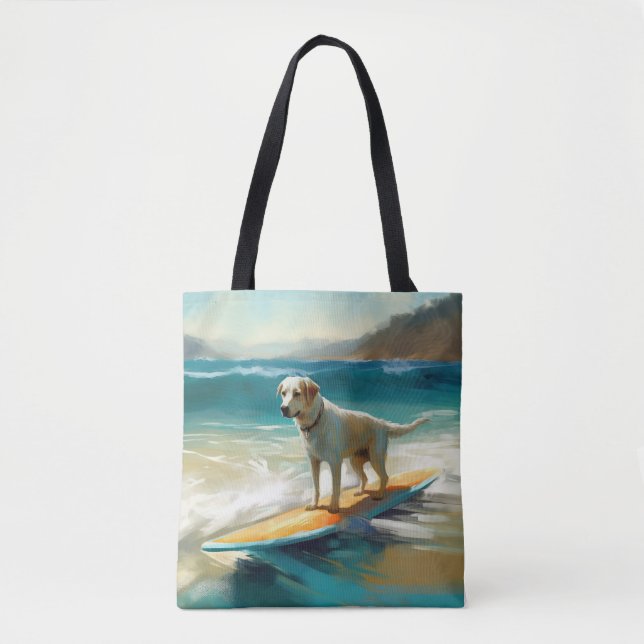 Anatolian Shepherd Beach Surfmalerei Tasche (Vorderseite)
