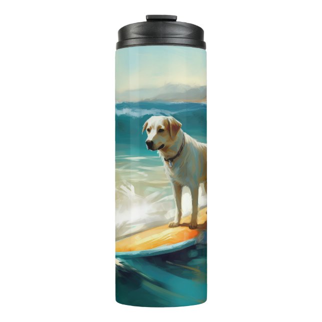 Anatolian Shepherd Beach Surfmalerei Thermosbecher (Vorderseite)