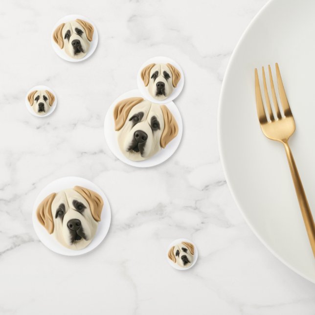 Anatolian Shepherd Dog 3D Inspiriert Konfetti (Gruppe)