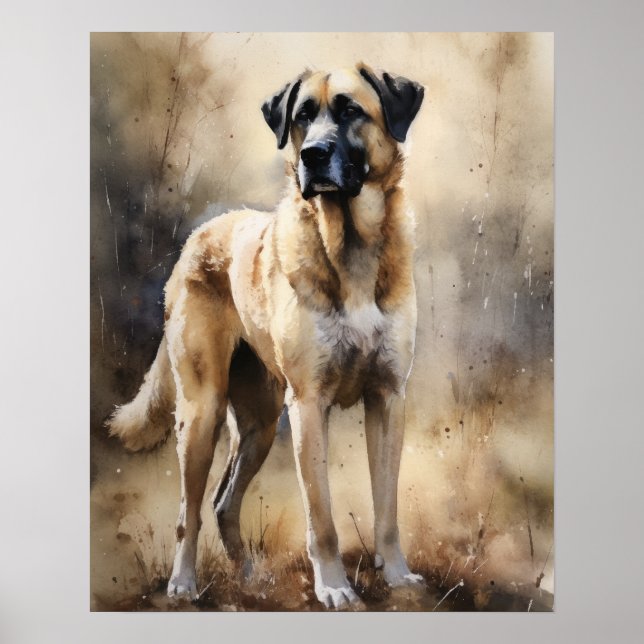 Anatolian Shepherd Dog Art Print Poster (Vorne)