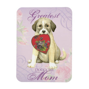 Anatolian Shepherd Dog Heart Mama Magnet