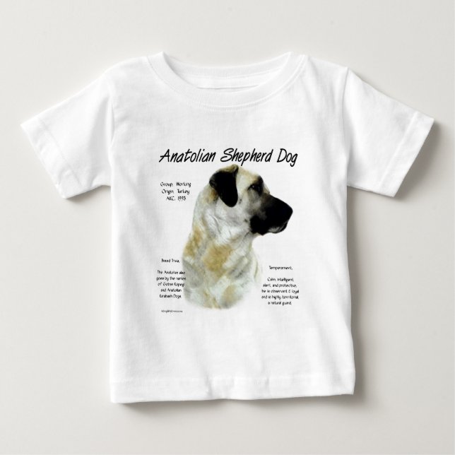 Anatolian Shepherd Dog History Baby T-shirt (Vorderseite)