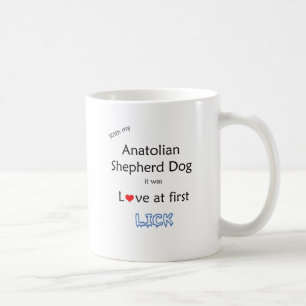 Anatolian Shepherd Dog Lick Design Kaffeetasse