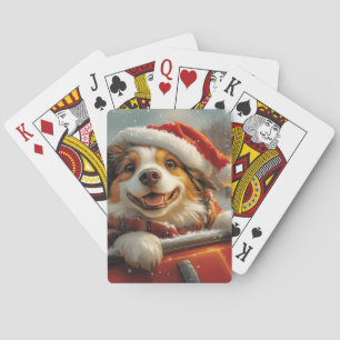 Anatolian Shepherd Dog Roller Untersetzer Weihnach Spielkarten