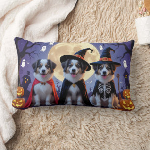 Anatolian Shepherd Dogs Pumpkin Halloween Funny Lendenkissen