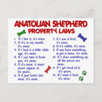 ANATOLIAN SHEPHERD Property Laws 2