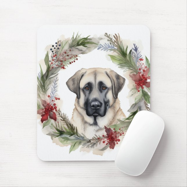 Anatolian Shepherd Weihnachtsfeiertag Mousepad (Mit Mouse)