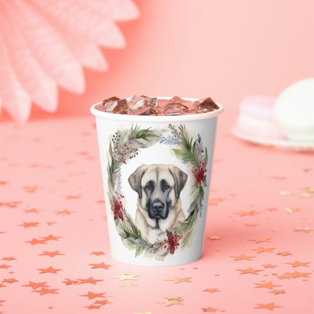 Anatolian Shepherd Weihnachtsfeiertag Pappbecher (Insitu)