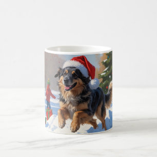 Anatolian Shepherd Weihnachtsfest Schnee Kaffeetasse