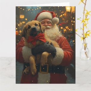 Anatolian Shepherd Weihnachtsmann Weihnachten Weih Karte