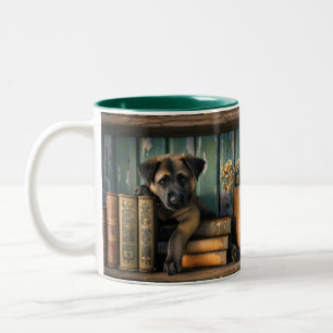 Anatolian Shepherd Welpe - Akzentfarbentasse Zweifarbige Tasse