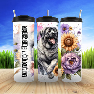 Anatolian Shepherd's Floral Watch Thermosbecher