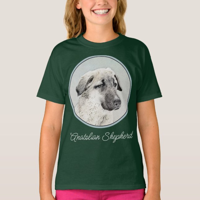 Anatolische Hirtenmalerei - Original Dog Art T-S T-Shirt (Vorderseite)