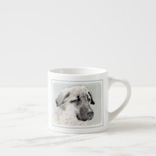 Anatolische Hirtenmalerei - Originelle Hundekunst Espressotasse