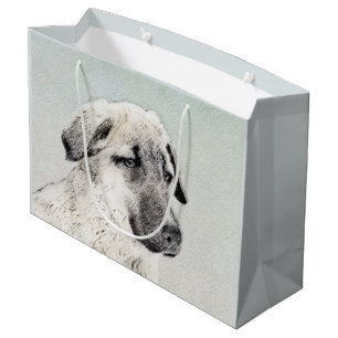 Anatolische Hirtenmalerei - Originelle Hundekunst Große Geschenktüte