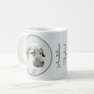 Anatolische Hirtenmalerei - Originelle Hundekunst Kaffeetasse