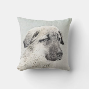 Anatolische Hirtenmalerei - Originelle Hundekunst Kissen