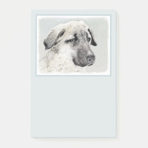 Anatolische Hirtenmalerei - Originelle Hundekunst Post-it Klebezettel