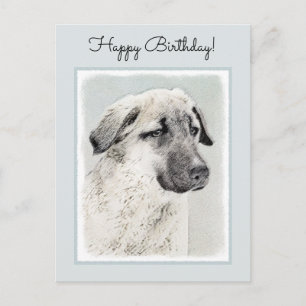 Anatolische Hirtenmalerei - Originelle Hundekunst Postkarte