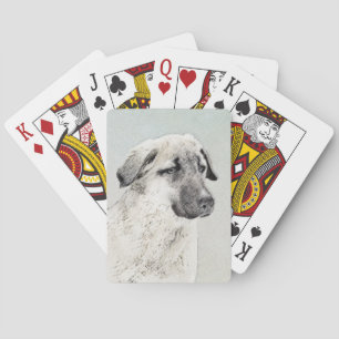 Anatolische Hirtenmalerei - Originelle Hundekunst Spielkarten