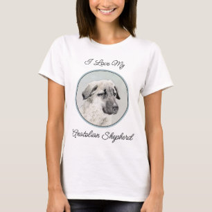 Anatolische Hirtenmalerei - Originelle Hundekunst T-Shirt