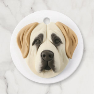 Anatolischer Hirtenhund 3D inspiriert Geschenkanhänger