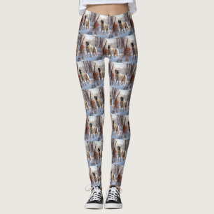 Anatolischer Hirtenhund Lass es schneien Weihnacht Leggings