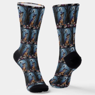 Anatolischer Hirtenhund - Whimsical Halloween-Male Socken