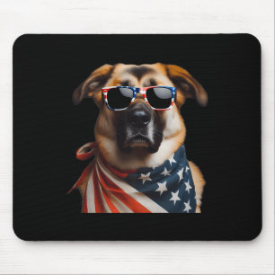Anatolischer Schäferhund 4. Juli Amerikanische Ind Mousepad