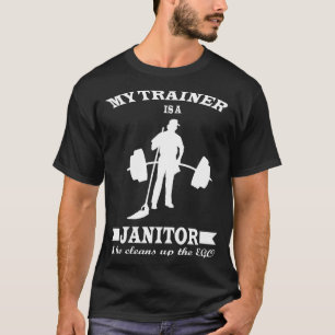 Anatoly Mein Trainer ist Hausmeister Lustiger Gymn T-Shirt
