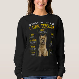 Anatomie Cairn Terrier für Frauen Männer Sweatshirt