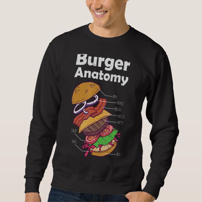 Anatomie Cheesebdrom Sweatshirt (Vorderseite)