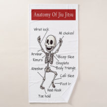 Anatomie De Jiu Jitsu BJJ Skeleton Soumissions Gym