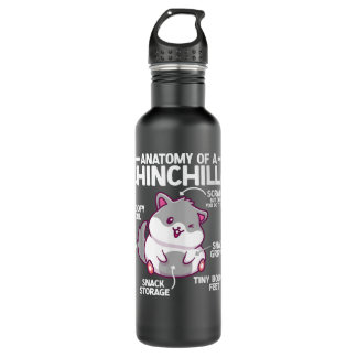 Anatomie der Chinchilla Chinchilla Edelstahlflasche