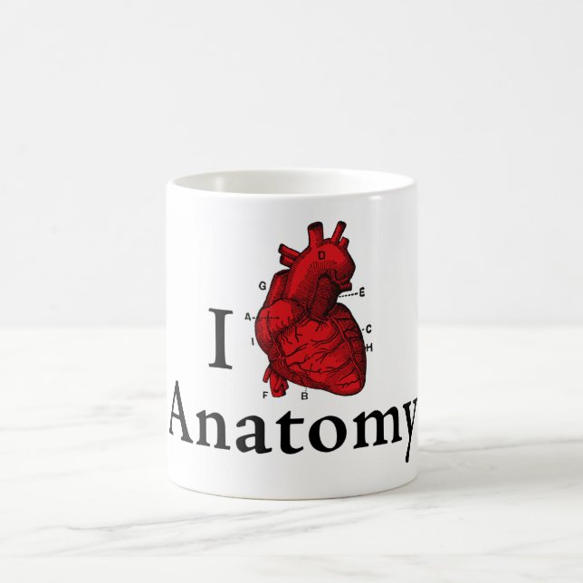 Anatomie der Liebe I Kaffeetasse (Mittel)