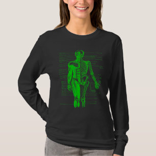 Anatomie der Muskeln des menschlichen Körpers Ärzt T-Shirt