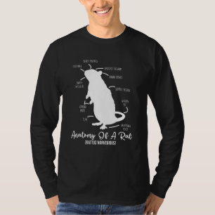 Anatomie der Ratte für alle Rattenliebhaber und Ra T-Shirt