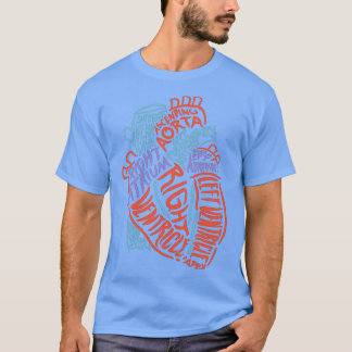 Anatomie des anatomischen Organspenders des Herzen T-Shirt