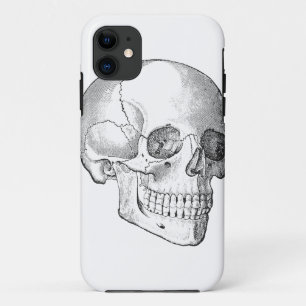 Anatomie des Vintagen Schädels, zeichnend monochro Case-Mate iPhone Hülle