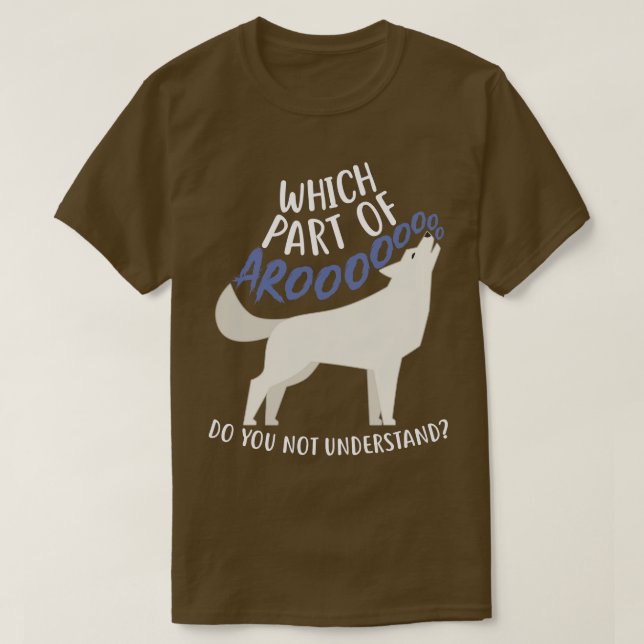 Anatomie des weißen sibirischen Husky-Hundes T-Shirt (Design vorne)